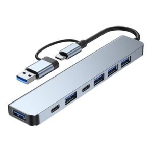 7-IN-1 USB C Hub Type-C Docking Station Multiport Adapter