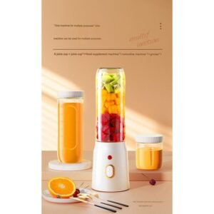 Mini Rechargeable Juicer Blender Smoothie Maker With 2 Cups