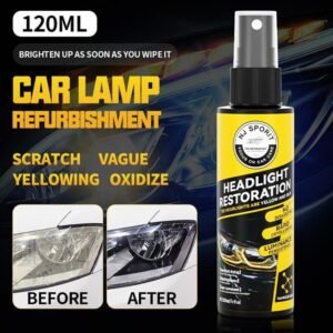 Car Headlight Restoration Spray Effective Resistant Polish