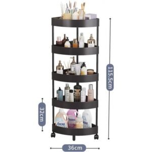 5 Layers Rack Bathroom Corner Shelves Rack Non Rust Shelf Organizer Multi Layers Plate Bathroom Kitchen Triangle Wall Corner Rack Storage