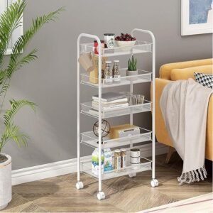 Multi-Purpose Steel Trolley Shelves - 5 Layers Steel Shelf