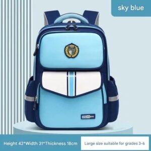 Unisex Kids School Bag - Children Durable Backpack -Blue
