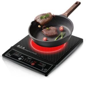 RAF Electric Single Phase Infrared Induction Cooker Digital Led Display Touch Control Multifunction Easy Mode Control And Timer Set Induction Cooker HotPlate Cooker 2000Watts