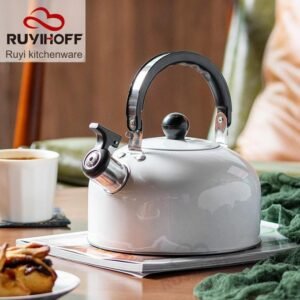 Stove Top Whistling Kettle - Stainless Steel Teapot 3.0L