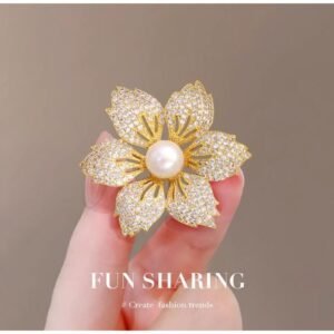 Ladies Rhinestone Brooch Pin - Fancy Broach Bouquet Brooches