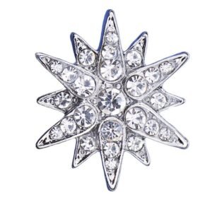 Unisex Rhinestone Brooch Pin - Fancy Broach Bouquet Brooches