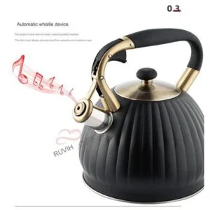 Stove Top Whistling Kettle 3.5L Stainless Steel Teapot for Kitchen
