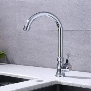 Copper Water Tap – 100% Silver Coated Anti-Rust Faucet for Kitchen & Bathroom