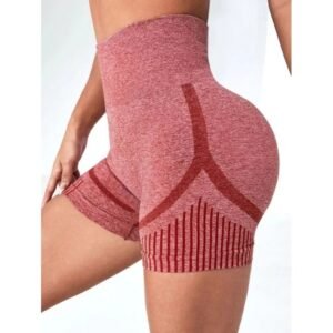 Hip Lift Yoga Shorts High Waist Women Breathable Leggings Pants