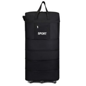 Expandable Rollable 5 Wheel Foldable Luggage Duffel Travel Waterproof Bag 32inch
