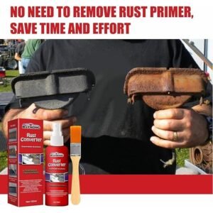 Rayhong Rust Away Paint Prep & Rust Converter For Auto And Tools Fast-Action Rust Converter & Metal Restorer 100ml Spray Bottle Industrial Rust Converter No Sanding Required All-Purpose Rust Remover Spray Penetrates & Converts Rust In Minutes