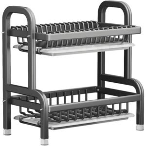 2 - Layer Multipurpose Organize Dish Drainer For Plate
