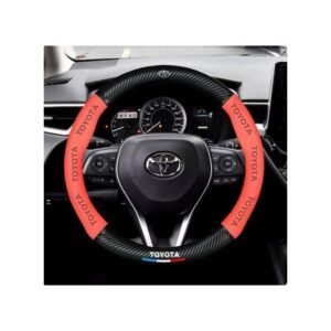 Steering Wheel Cover Faux Leather For Toyota