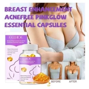 Eelhoe Herbal Natural Breast Firming & Lifting Capsule, Breast Enhancement Capsule For Women, Natural Breast Firming Pills Capsules, Huge Big Breast Tightening Pills, Firming Gel Capsule For Women Acne Removal Pills Chest Acne Free Capsule
