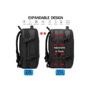 Large Capacity Waterproof Travel Backpack for Men-Expandable Large Capacity Travel Backpack Laptop Backpack