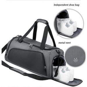 Large Capacity Duffel Sports Travelling Bag With Shoes Compartment
