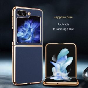 Samsung Galaxy Z Flip 5 Leather Case Back Cover