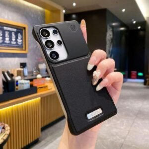 Samsung S35 Ultra Lightweight Ultra Slim Frameless Pure Leather Lightweight Case Frameless Back Cover MAgsafe Pouch Backcover With Fragrance Case S25 Ultra Back Cover