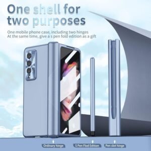 Samsung Galaxy Z Fold 4 Full Cover Case Pen Holder Lens Protector
