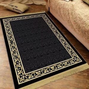 Premium Turkish Islamic Prayer Mat Rug Non-Slip Islamic Thick Prayer Rug Mat Prayer Rug For Muslim Ramadan & Jumat Eld Prayer Mat - Thickened Mat Portable Prayer Mat - 80x120cm