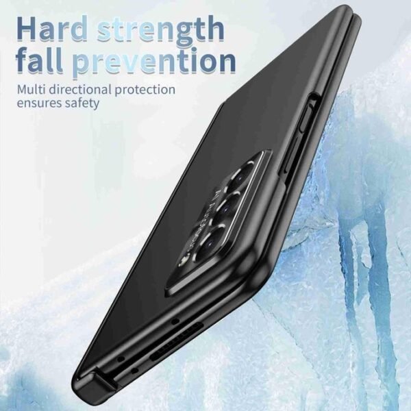 Samsung Galaxy Z Fold 5 Full Cover Case Pen Holder Lens Protector - Image 2