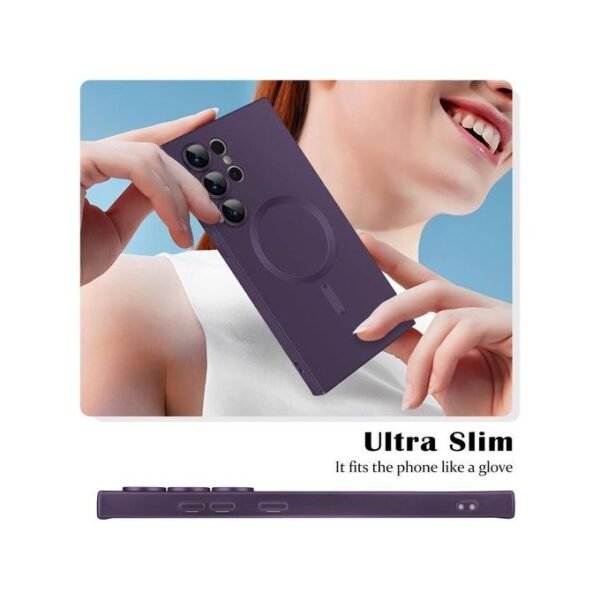 Samsung Galaxy S23 Ultra Back Case - Magsafe Rubber Pouch - Image 4