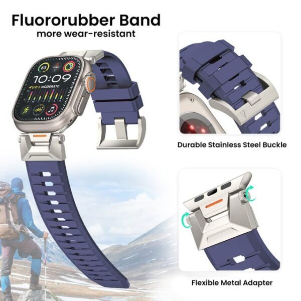 Strap Band 38/40/41mm For IWatch Band Series SE/3/4/5/6/7/8 - Image 3