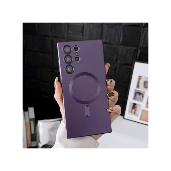 Samsung Galaxy S23 Ultra Back Case - Magsafe Rubber Pouch - Image 3