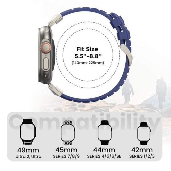 Strap Band 38/40/41mm For IWatch Band Series SE/3/4/5/6/7/8 - Image 4
