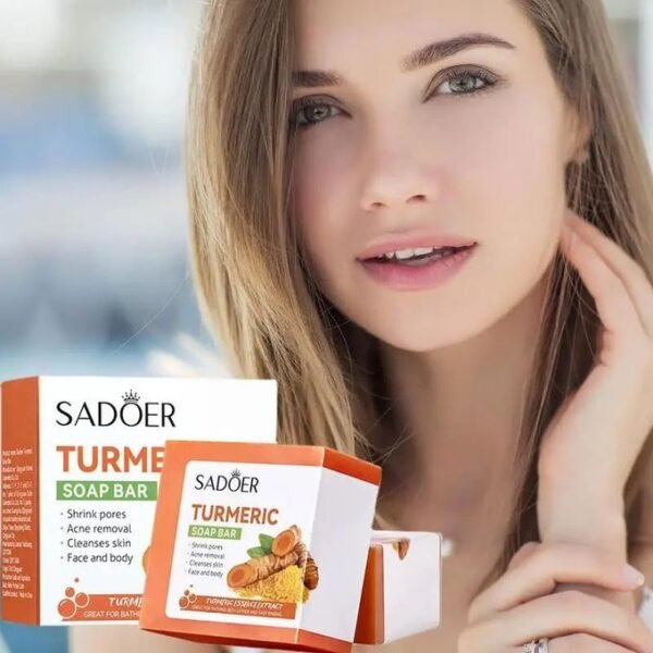 Unisex Tumeric Bar Soap Bathing &Skin Care Soaps & Cleansers - Image 4