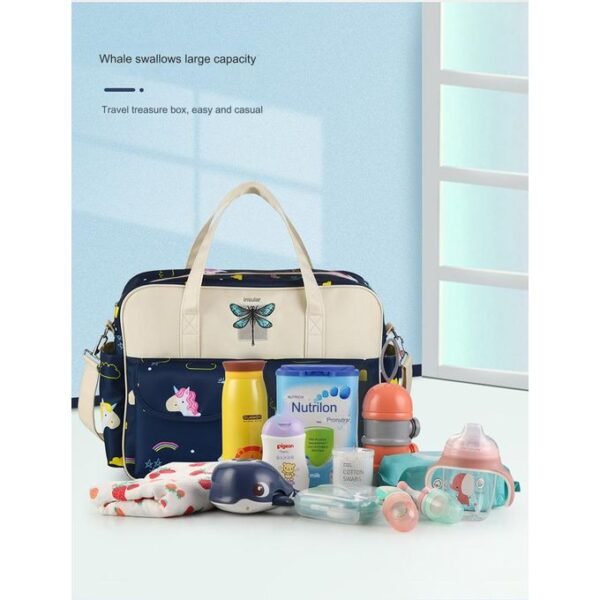 Baby Diaper Multifunction Bag With Pockets For Travel - Image 6